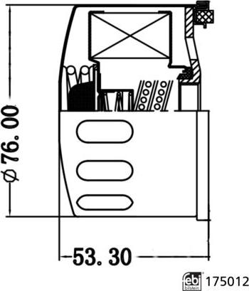 FEBI Bilstein 175012 — Filtr oleju