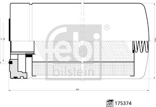 FEBI Bilstein 175374 — Filtr hydrauliczny, automatyczna skrzynia biegów