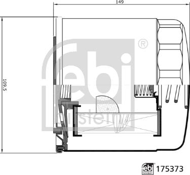 FEBI Bilstein 175373 - Filtr oleju