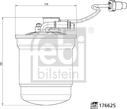 FEBI Bilstein 176625 - Filtr paliwa
