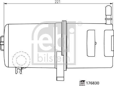 FEBI Bilstein 176830 - FILTR PALIWA VW AMAROK 09.11-