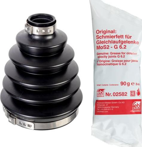 FEBI Bilstein 176313 - OSŁONA PRZEGUBU OPEL ZEW. ASTRA K 121X25.5X84.6