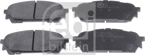 FEBI Bilstein 170666 — Zestaw klocków hamulcowych, hamulce tarczowe