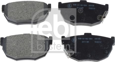 FEBI Bilstein 170259 — Zestaw klocków hamulcowych, hamulce tarczowe