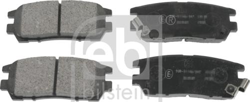 FEBI Bilstein 170239 — Zestaw klocków hamulcowych, hamulce tarczowe