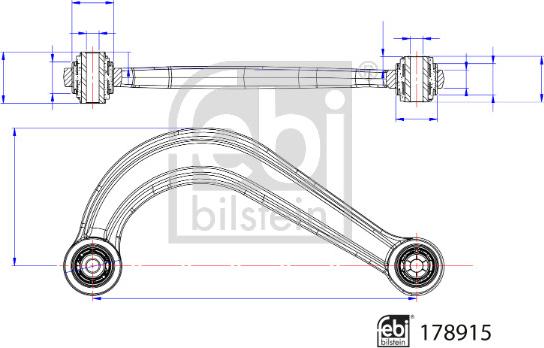 FEBI Bilstein 178915 - WAHACZ MAZDA T. 6 2.0-2.5 12- LE-PR