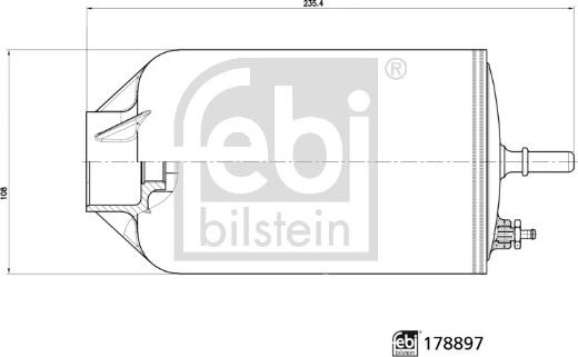 FEBI Bilstein 178897 — Filtr paliwa