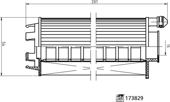 FEBI Bilstein 173829 — Filtr oleju