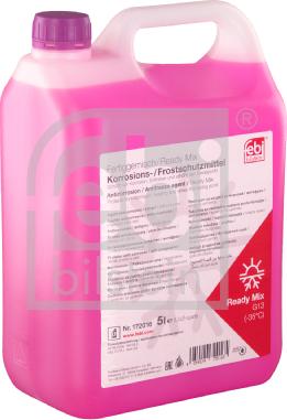 FEBI Bilstein 172016 - PŁYN DO CHŁODNIC 5L FIOLETOWY JAKOŚĆ G13 READY MIX G13 35°C - G 13 A8J M1 S1