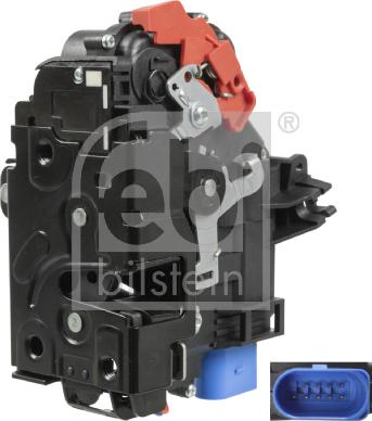 FEBI Bilstein 172113 - ZAMEK DRZWI SEAT ALTEA. TOLEDO III. SKODA OCTAVIA II. VW GOLF V. CADDY III 03.04- PRZÓD LE