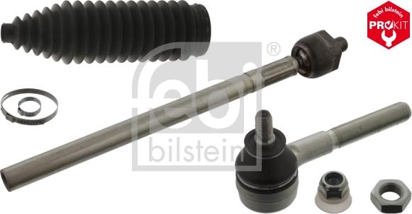 FEBI Bilstein 39031 - DRĄŻEK KIER. PEUGEOT 206 98- LE Z KOŃCÓWKĄ OSŁONĄ I OPASKAMI