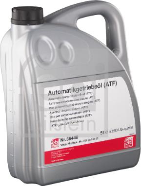FEBI Bilstein 36449 — Olej do automatycznej skrzyni biegów