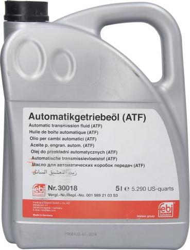 FEBI Bilstein 30018 — Olej do automatycznej skrzyni biegów