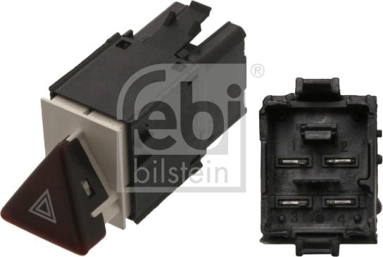 FEBI Bilstein 38646 - WŁĄCZNIK ŚWIATEŁ AWARYJNYCH VW PASSAT-PASSAT 07-