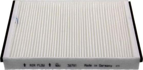 FEBI Bilstein 38781 — Filtr kabinowy