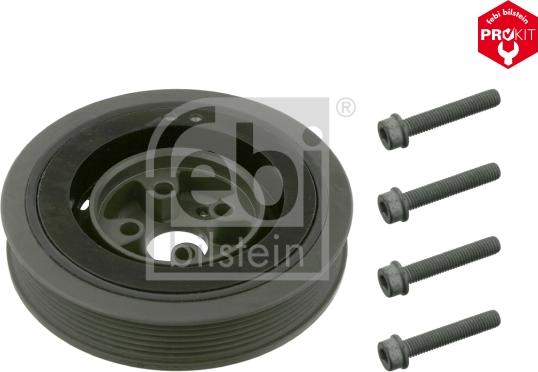 FEBI Bilstein 33566 - KOŁO PASOWE WAŁU KORBOWEGO SEAT-SKODA-VW 1.9TDI-SDI ZESTAW