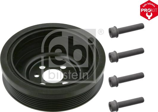 FEBI Bilstein 33654 - KOŁO PASOWE WAŁU KORBOWEGO VW 1.6TDI-2.0TDI ZESTAW