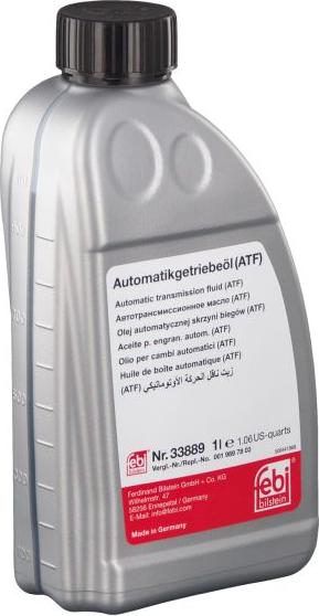 FEBI Bilstein 33889 — Olej do automatycznej skrzyni biegów