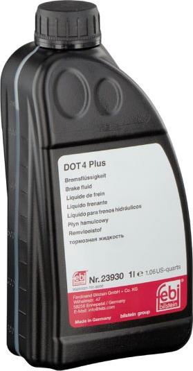 FEBI Bilstein 23930 - PŁYN HAMULCOWY DOT4 PLUS 1L