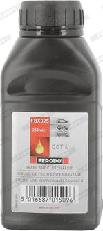Ferodo FBX025 - Płyn hamulcowy