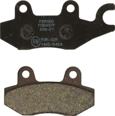 Ferodo FDB497P — Zestaw klocków hamulcowych, hamulce tarczowe