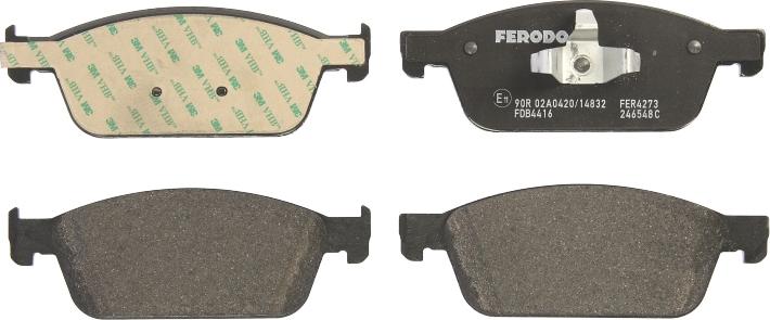 Ferodo FDB4416 — Zestaw klocków hamulcowych, hamulce tarczowe