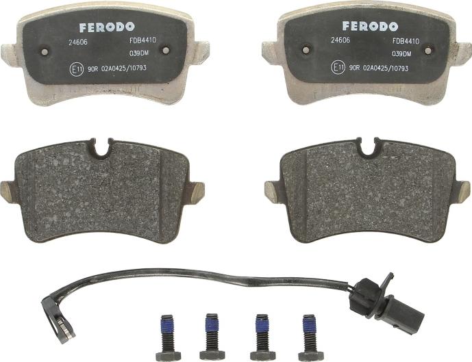 Ferodo FDB4410 — Zestaw klocków hamulcowych, hamulce tarczowe