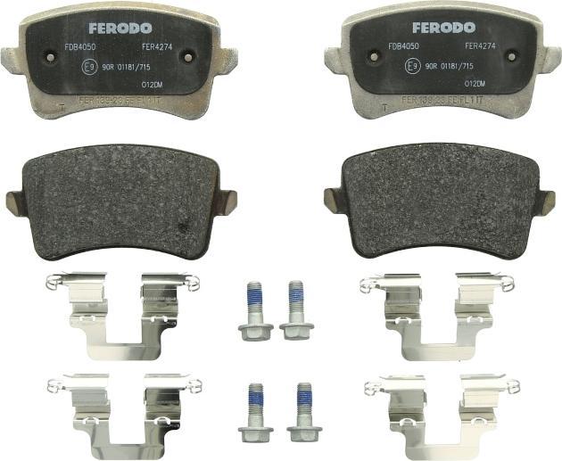 Ferodo FDB4050 — Zestaw klocków hamulcowych, hamulce tarczowe