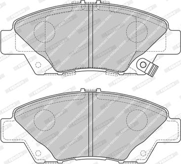 Textar 2497901 - KLOCKI HAM. HONDA P. INSIGHT 09--JAZZ-CITY 08--CR-Z 10-