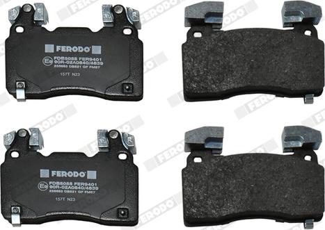 Ferodo FDB5058 - Klocek hamulcowy kpl.