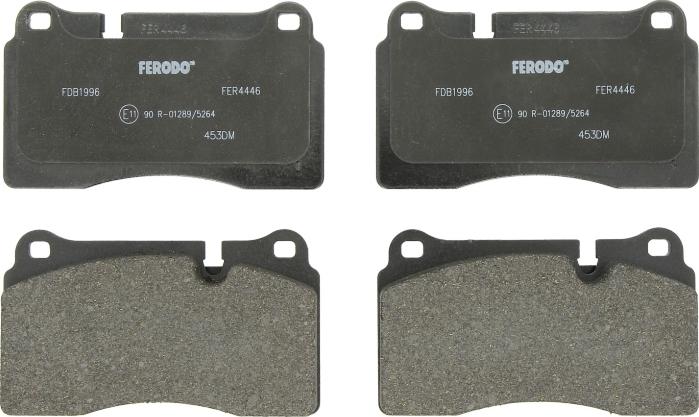 Ferodo FDB1996 — Zestaw klocków hamulcowych, hamulce tarczowe