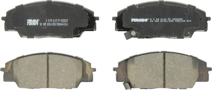 Ferodo FDB1444 — Zestaw klocków hamulcowych, hamulce tarczowe