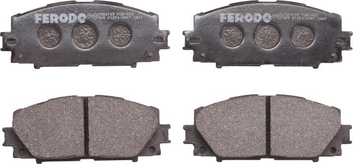 Ferodo FDB1829 — Zestaw klocków hamulcowych, hamulce tarczowe