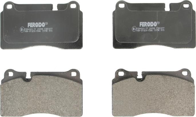 Ferodo FDB1877 — Zestaw klocków hamulcowych, hamulce tarczowe