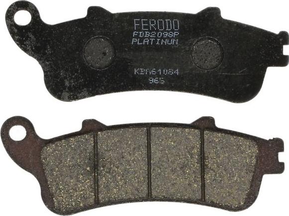 Ferodo FDB2098P — Zestaw klocków hamulcowych, hamulce tarczowe