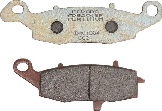 Ferodo FDB2048P — Zestaw klocków hamulcowych, hamulce tarczowe