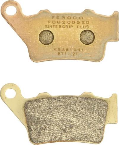 Ferodo FDB2005SG — Zestaw klocków hamulcowych, hamulce tarczowe