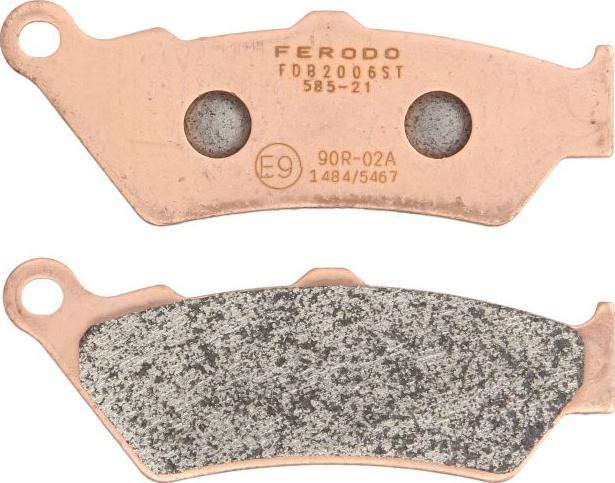 Ferodo FDB2006ST — Zestaw klocków hamulcowych, hamulce tarczowe