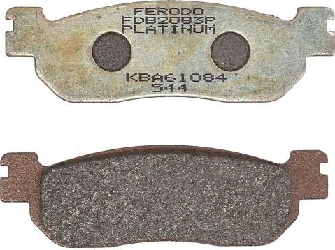 Ferodo FDB2083P — Zestaw klocków hamulcowych, hamulce tarczowe