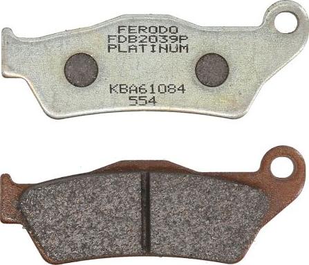 Ferodo FDB2039P — Zestaw klocków hamulcowych, hamulce tarczowe