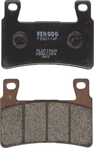 Ferodo FDB2114P — Zestaw klocków hamulcowych, hamulce tarczowe