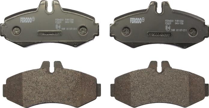 Ferodo FVR1304 — Zestaw klocków hamulcowych, hamulce tarczowe