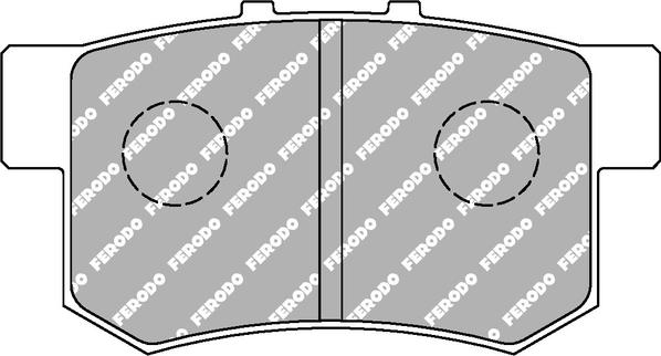 Ferodo Racing FCP956W — Zestaw klocków hamulcowych, hamulce tarczowe