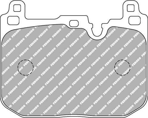 Ferodo Racing FCP4611H — Zestaw klocków hamulcowych, hamulce tarczowe
