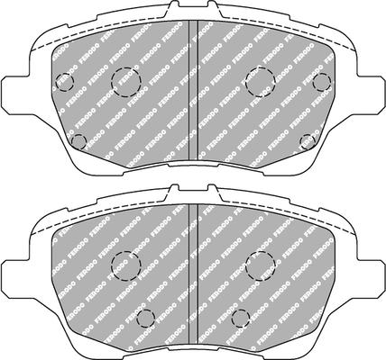 Ferodo Racing FCP4612H — Zestaw klocków hamulcowych, hamulce tarczowe