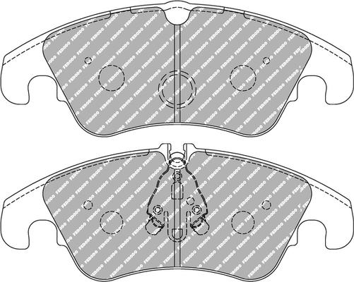 Ferodo Racing FCP4044H — Zestaw klocków hamulcowych, hamulce tarczowe