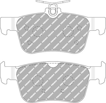 Ferodo Racing FCP5086W — Zestaw klocków hamulcowych, hamulce tarczowe