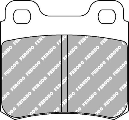 Ferodo Racing FCP586H — Zestaw klocków hamulcowych, hamulce tarczowe
