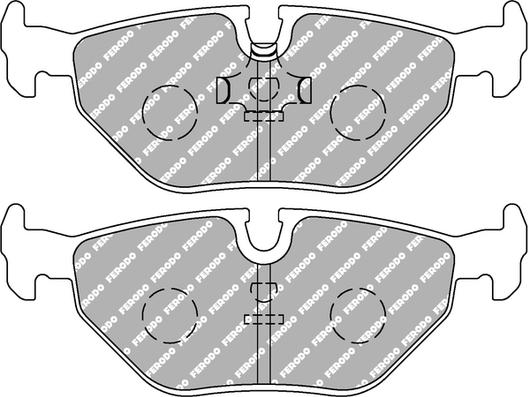 Ferodo Racing FCP578H — Zestaw klocków hamulcowych, hamulce tarczowe