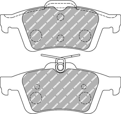 Ferodo Racing FCP1931H — Zestaw klocków hamulcowych, hamulce tarczowe